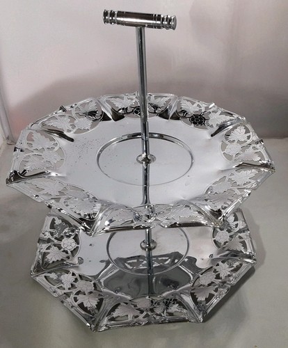 Vintage two tier cake - cake, stand
