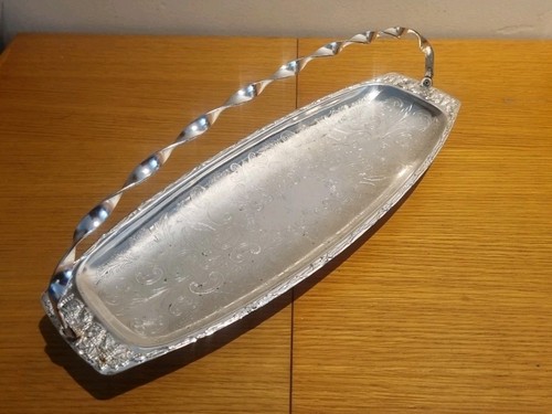 Vintage silver plated sandwich - vintage,