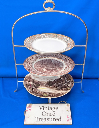 Vintage tier metal cake - tier,