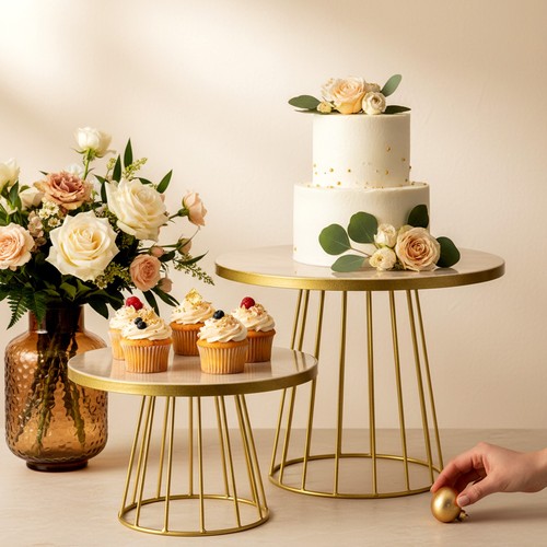 Cake stand set round - cake,