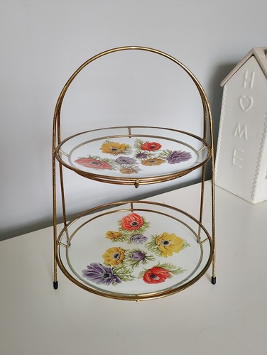 Vintage floral tier - vintage, 2